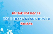 Bài 1 trang 64 SGK Hoá 12: Tính chất vật lí, tính chất hoá học của POLIME, điều chế và ứng dụng POLIME